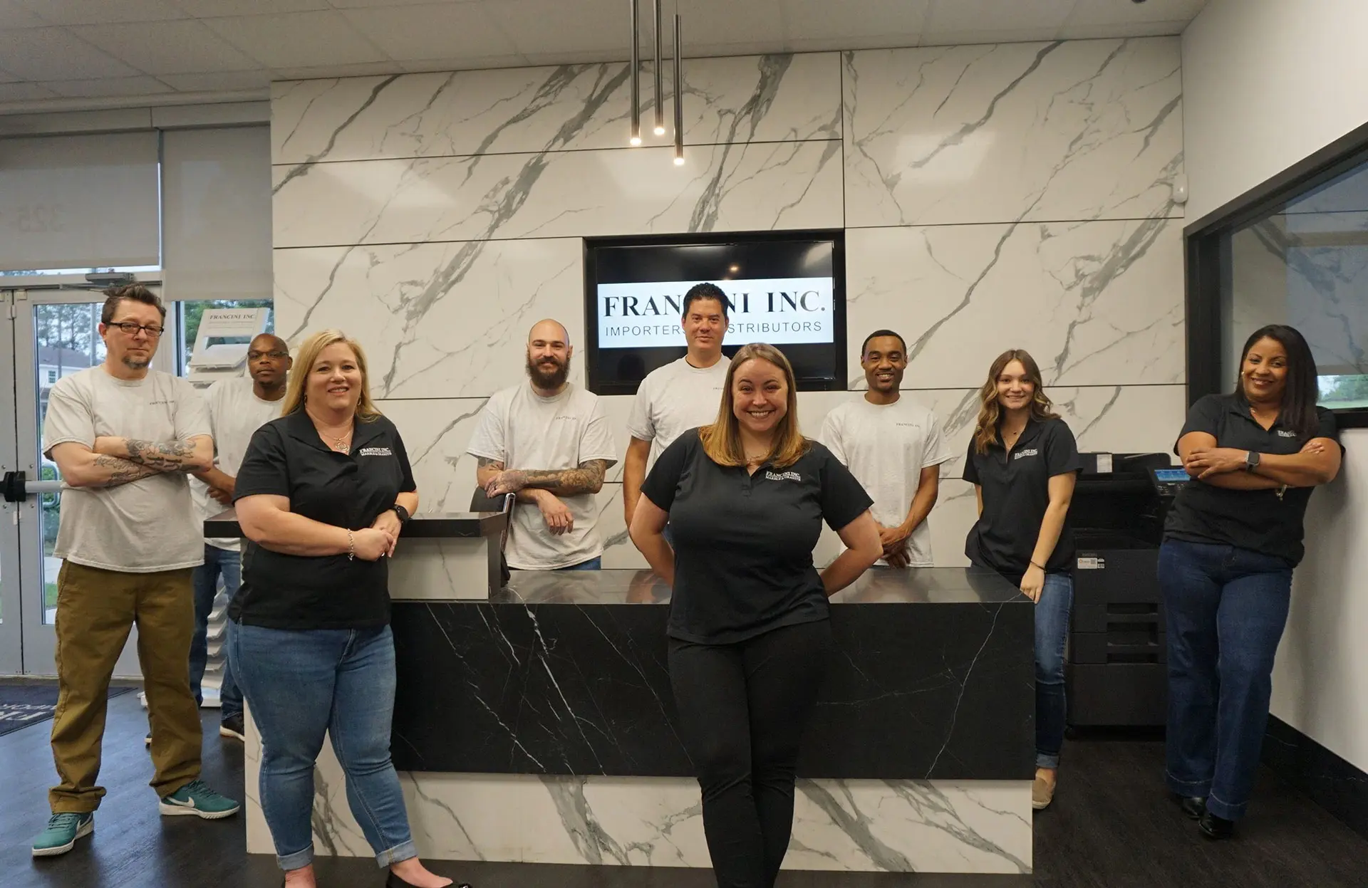 Our Excellent staff at the Raleigh, NC location | Francini Inc.