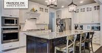 White Cabinets Blend with Any Color Countertop