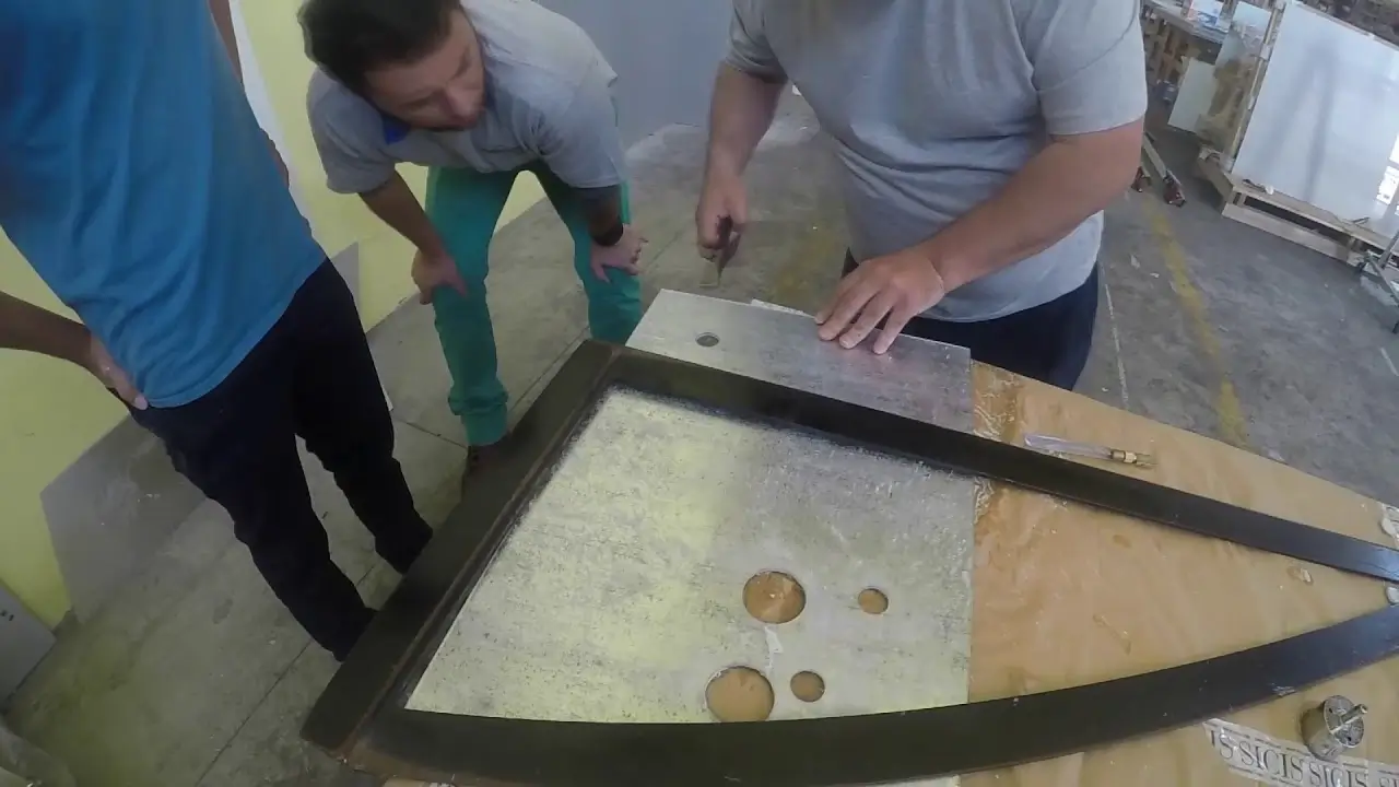 Video 4: Working On Vetrite And Slabs Installation