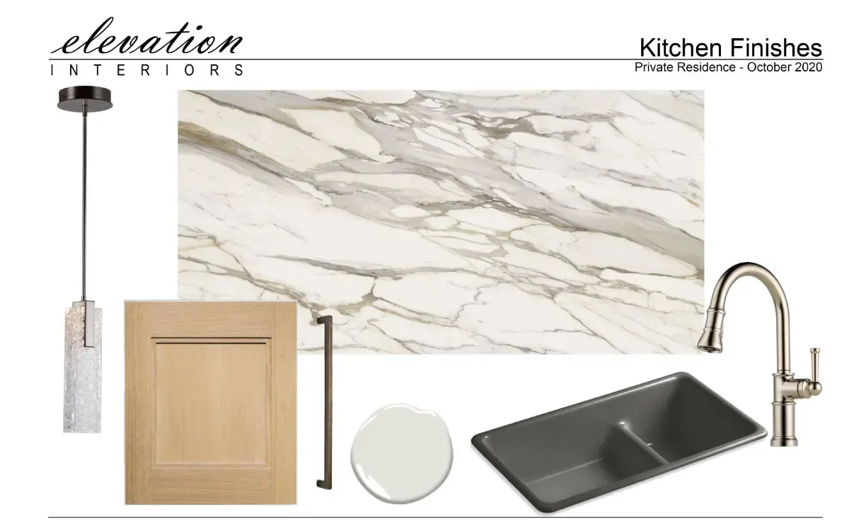 Elevation Interior Kitchen Finishes | October 2020