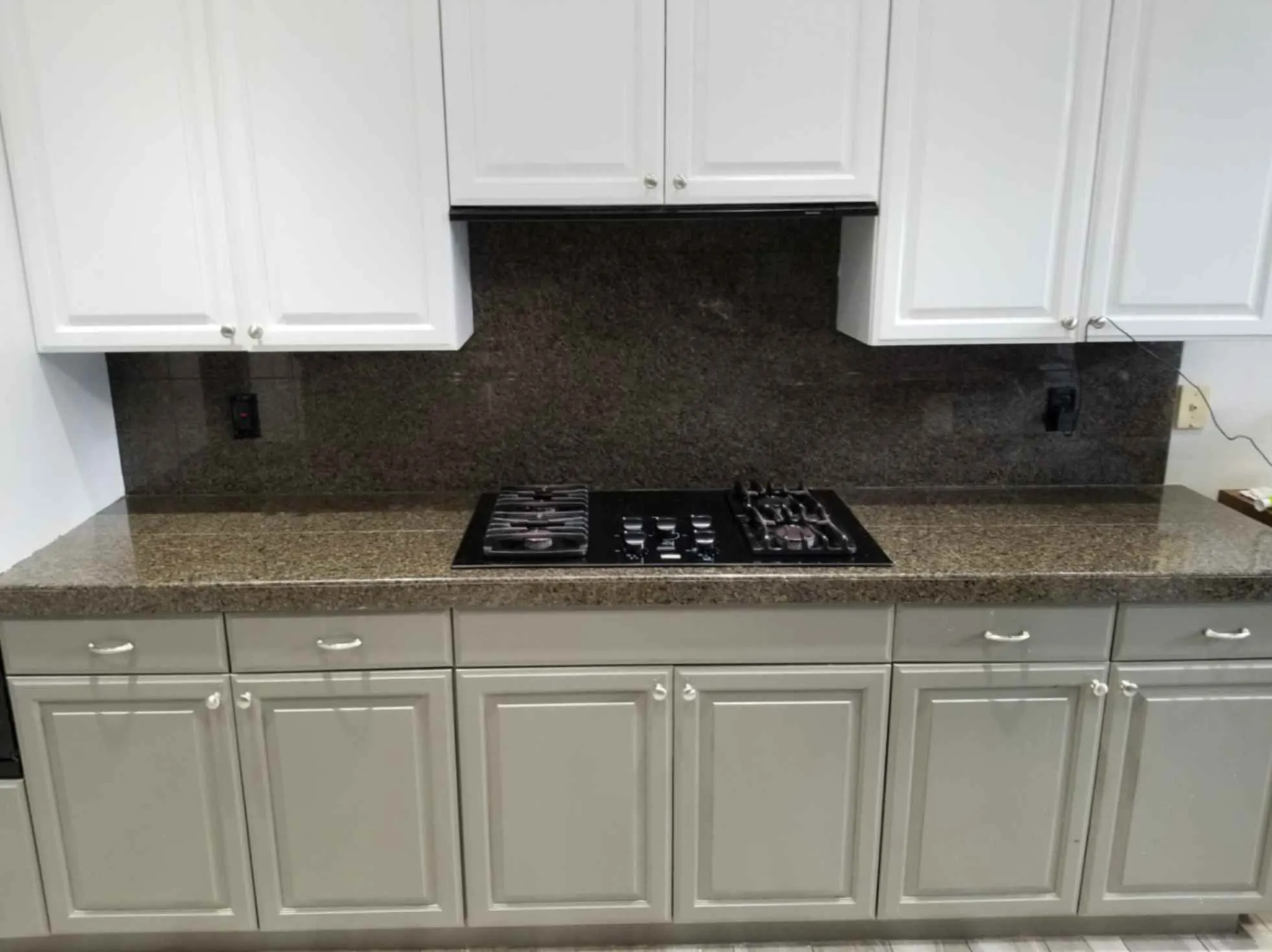 Gorgeous Arabascoto Porcelain Stone Kitchen Remodel