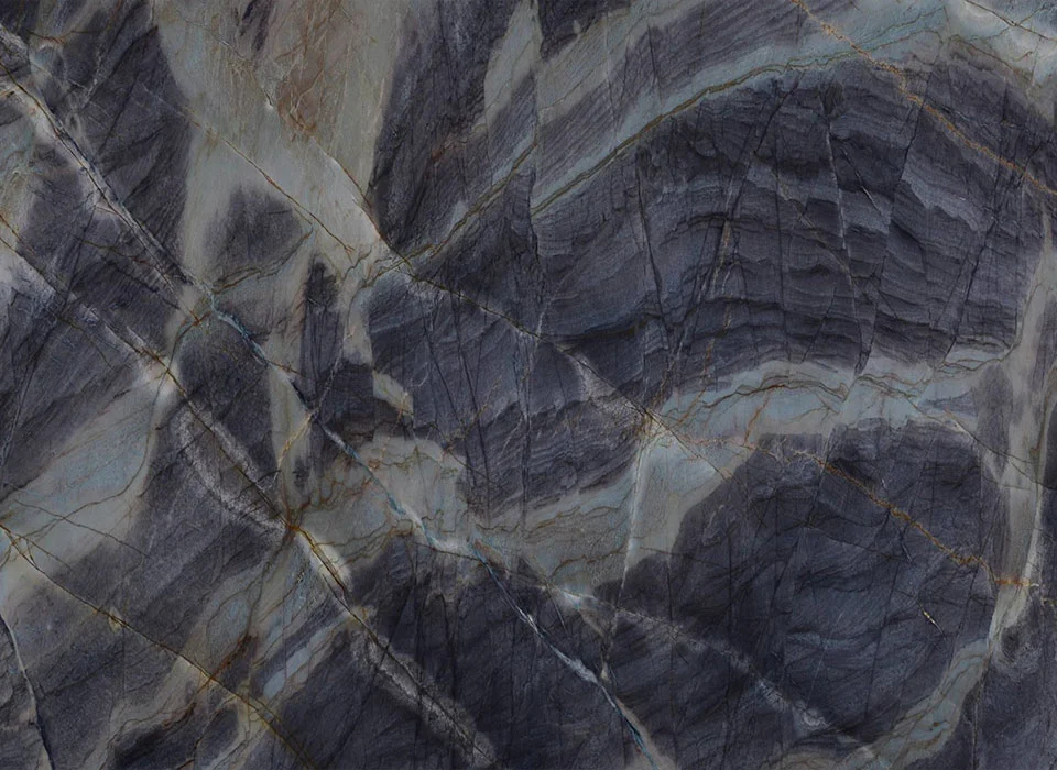 Zumaia slab of the Exotics collection at Francini, Inc.