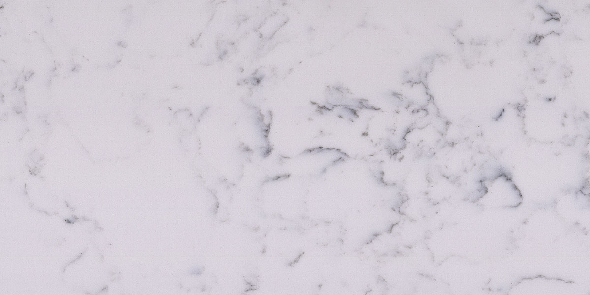 Carrara White LUCASTONE™ Quartz slab by Francini, Inc.