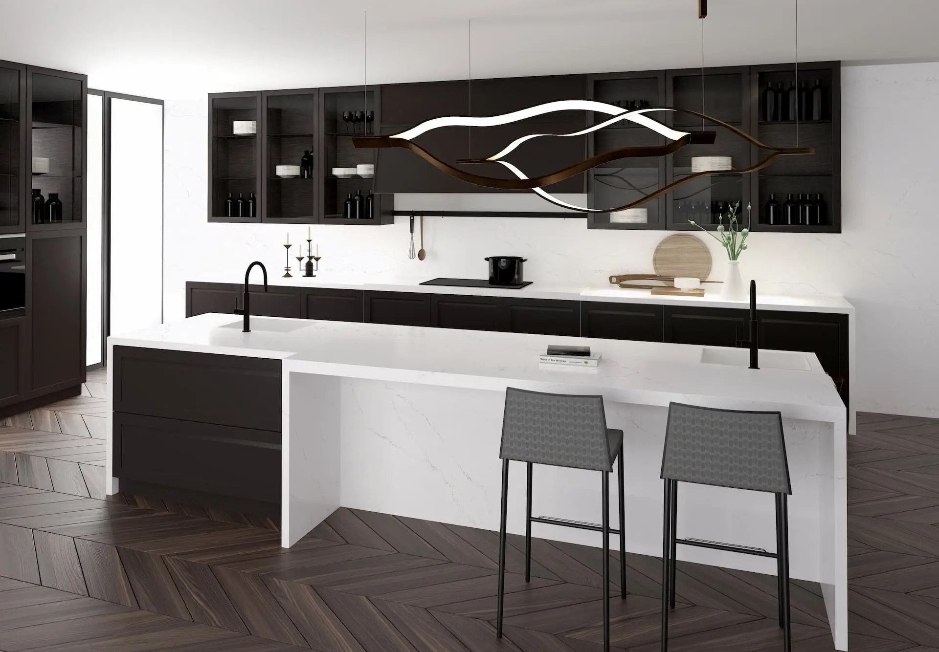 Nice kitchen interior - Francini Marbles Inc.
