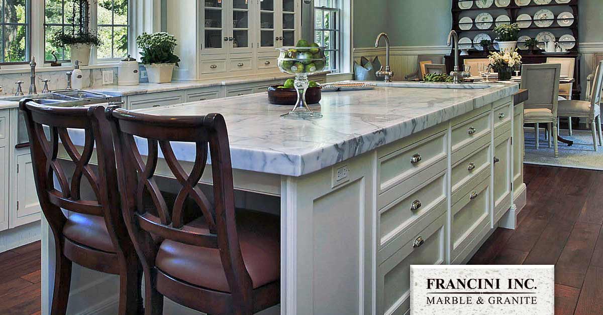 Kitchen Island One Level Or Two Francini Importers And Distributors