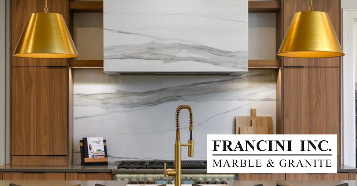 Elevate Your Kitchen: Luxury Wrapped Stove Hoods with Francini’s Porcelain and Natural Stone