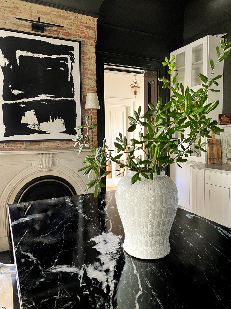 black soapstone slab